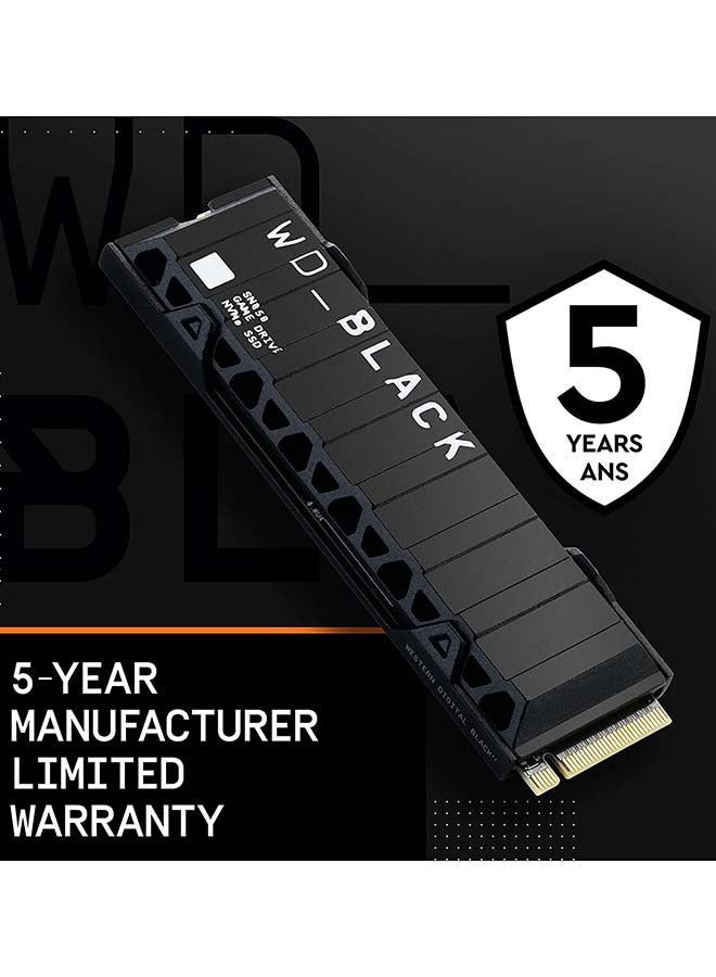 WD WD_BLACK SN850 NVMe  SSD with Heatsink (PCIe Gen4) (works with Playstation 5) 2 TB  - Image 4