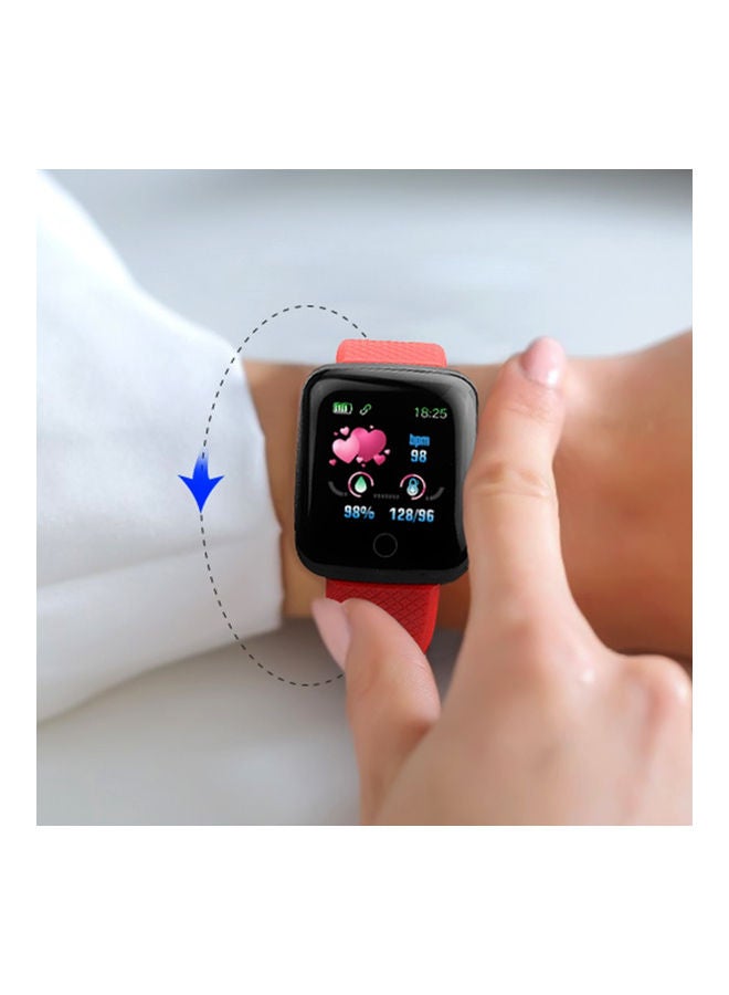 116Plus Sports Watch Red  - Image 2
