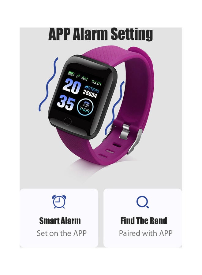 116Plus Sports Watch Purple  - Image 2