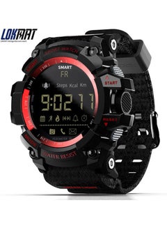 LOKMAT MK16 Smart Watch Black/Red  - Image 1