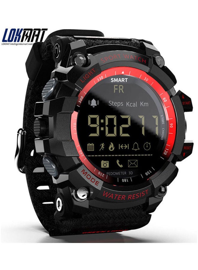 LOKMAT MK16 Smart Watch Black/Red - Image 2