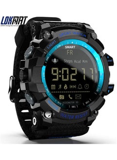 LOKMAT MK16 Smart Watch Black/Blue  - Image 1