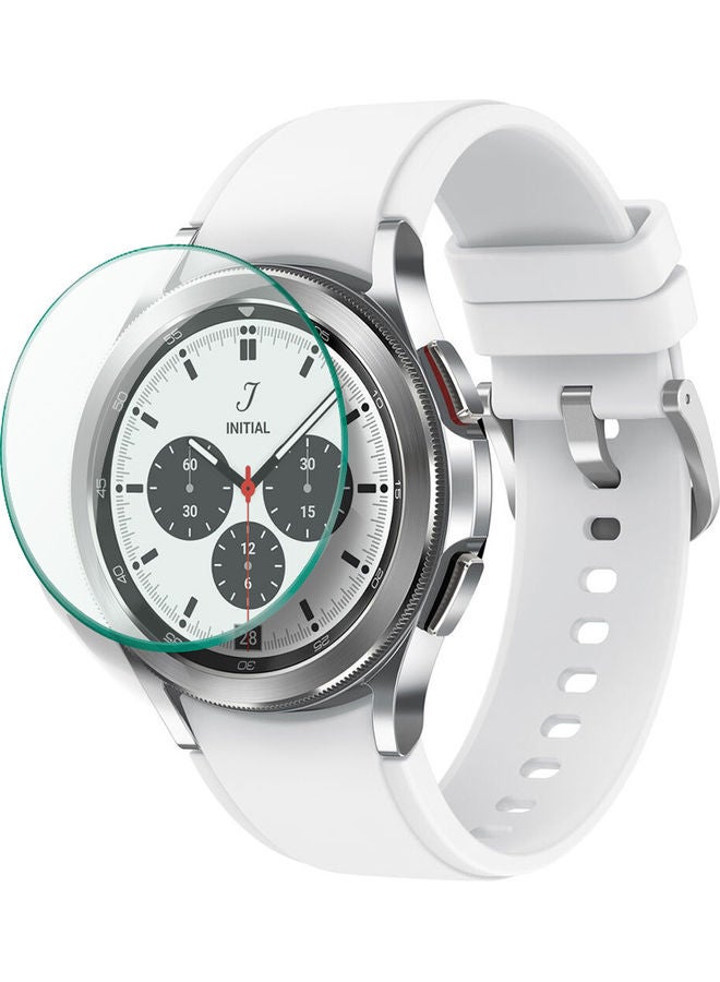 Perfii Tempered Glass Screen Protector For Samsung Galaxy Watch 4 Classic 42 mm Clear - Image 2