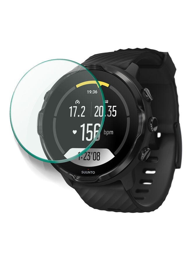 Perfii Tempered Glass Screen Protector For Suunto 7 GPS Sports Watch Clear - Image 2