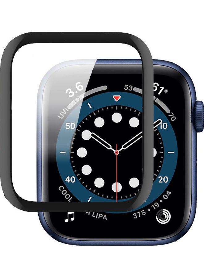 Perfii Curved Screen Protector For Apple Watch Series 6 Clear/Black - Image 1