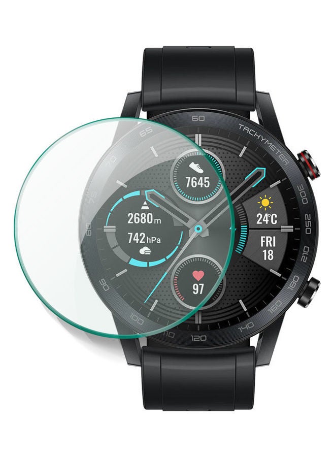 Perfii Tempered Glass Screen Protector For Huawei Honor MagicWatch 2 46mm Clear Best Price KSA Riyadh Jeddah