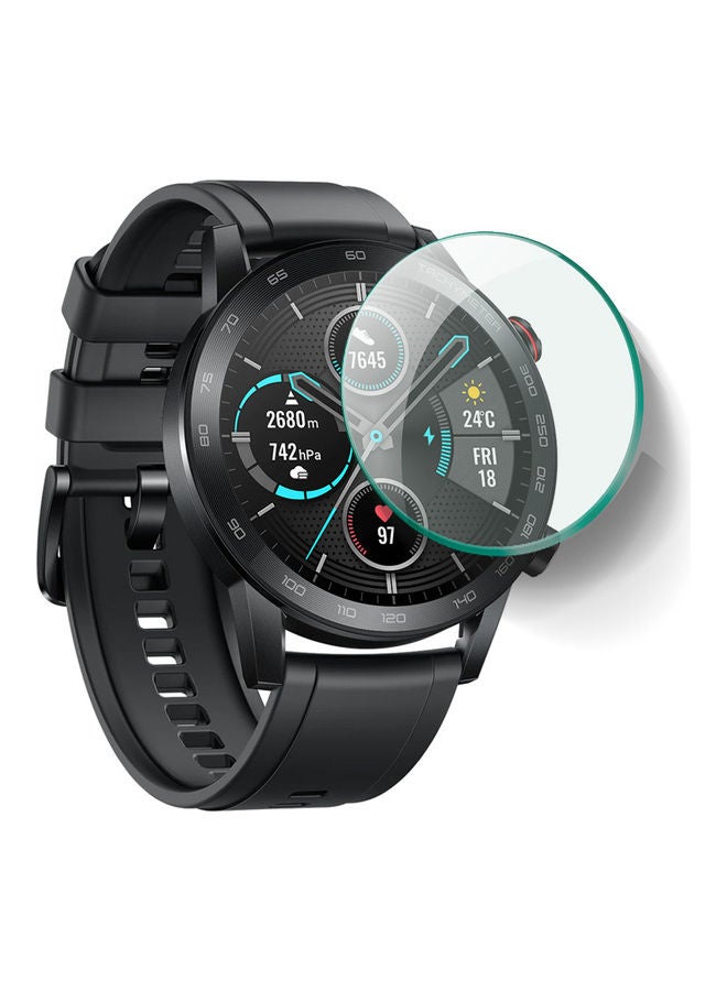 Perfii Tempered Glass Screen Protector For Huawei Honor MagicWatch 2 46mm Clear - Image 2