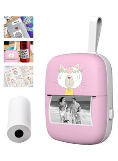 Generic Portable Mini Pocket Photo Printer Pink  - Image 1