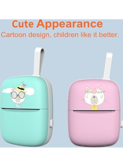 Generic Portable Mini Pocket Photo Printer Pink  - Image 2