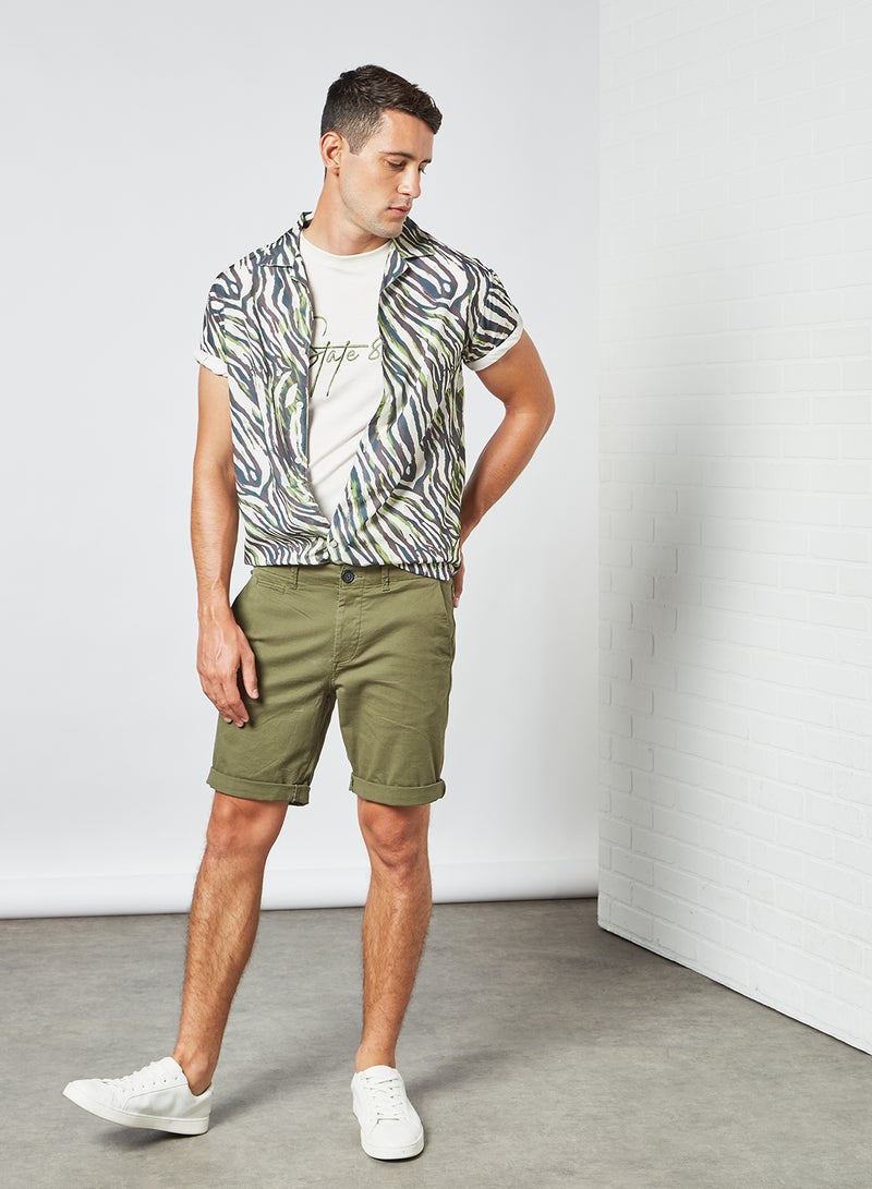 STATE 8 - Animal Print Shirt Multicolour - Image 1