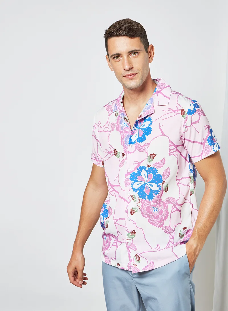 STATE 8 Floral Print Shirt