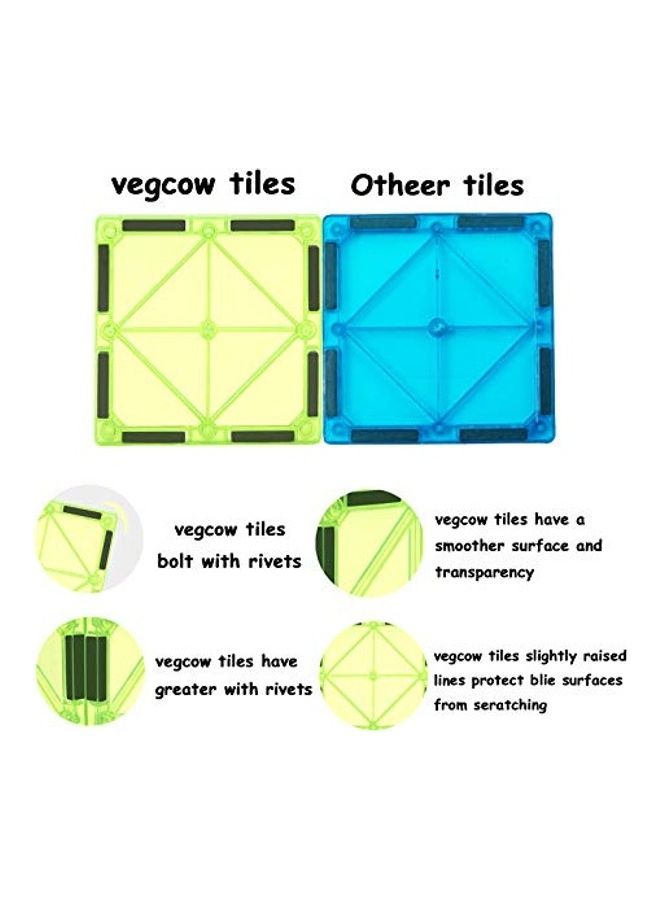 مكعبات بناء مغناطيسية ثلاثية الأبعاد VC-Magnetic 100pcs 100 سنة فأكثر - Image 4