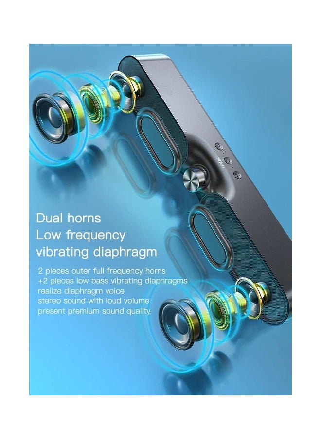 Yesido Speaker Soundbar With Mic YSW-05 Black - Image 2