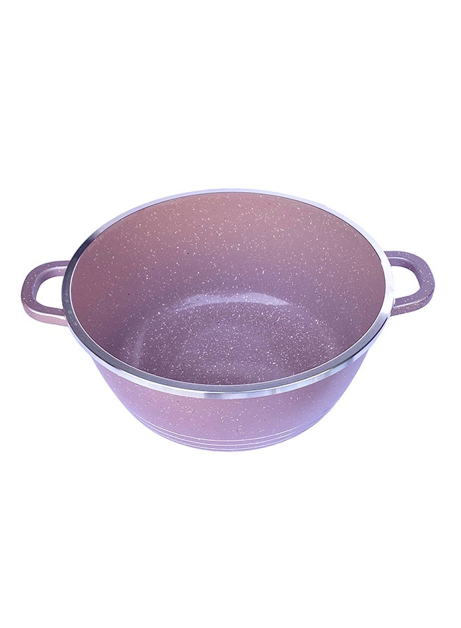 DESSINI Non-Stick Ceramic Coated Casserole Cooking Pot Purple 36cm - Image 2