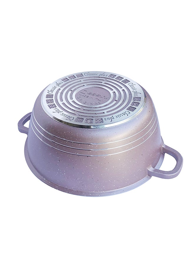 DESSINI Non-Stick Ceramic Coated Casserole Cooking Pot Purple 36cm - Image 3