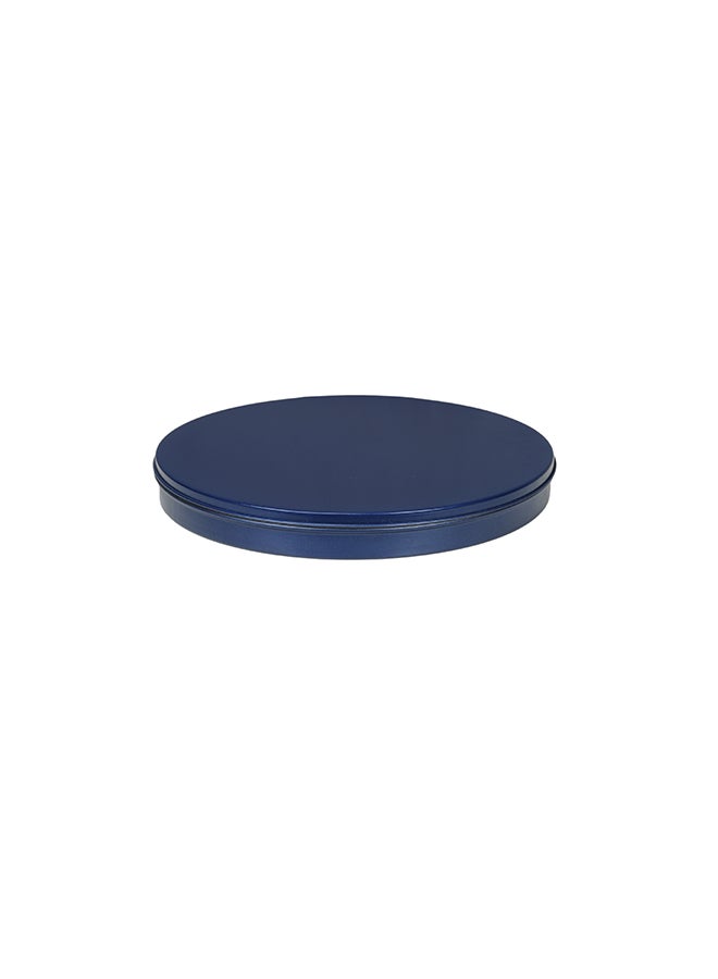 TAJ Non Stick Cake Tray With Lid Blue/White 11inch  - Image 1