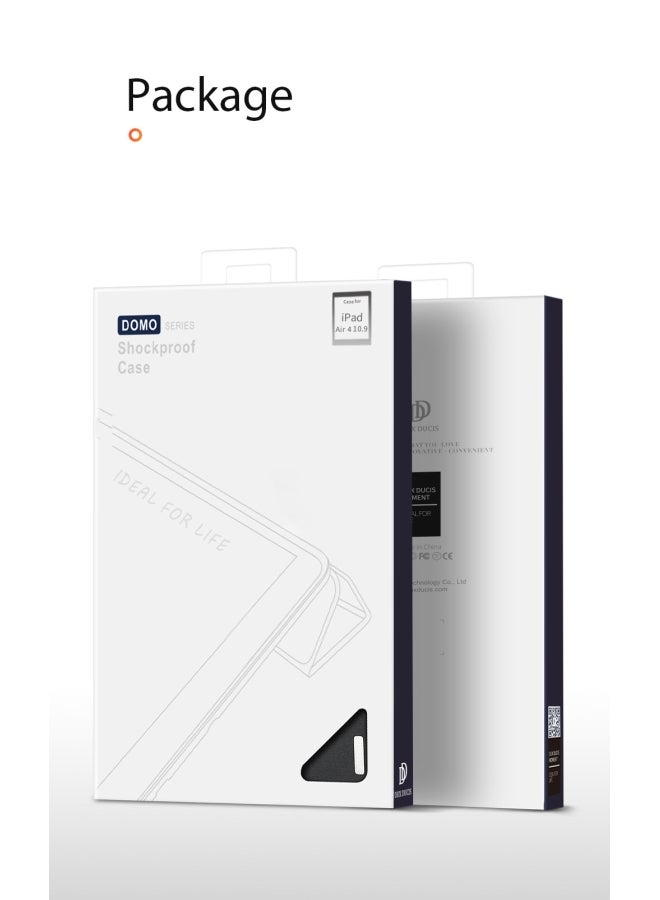 دوكس دوتشيز غطاء حماية واقِ قلاب لأجهزة أبل آي باد آير من الجيل الرابع وردي - Image 4