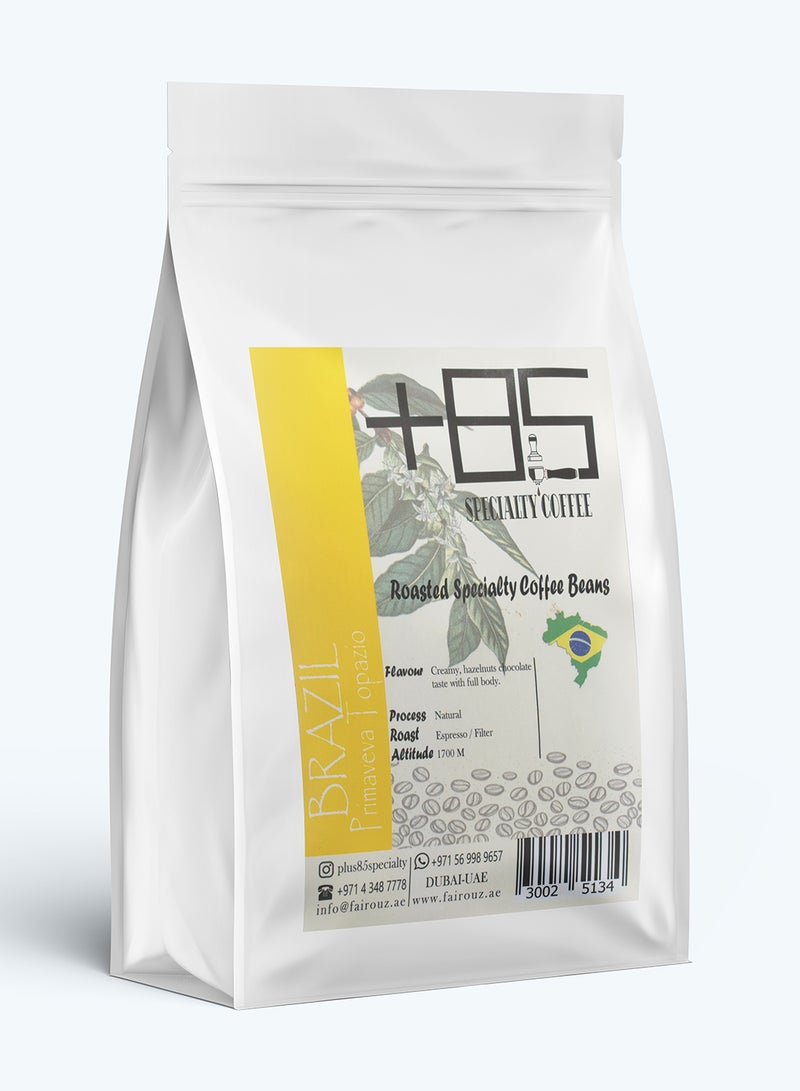 FAIROUZ COFFEE & ROASTERY Brazil Topazio Roasted Specialty Coffee Beans 500grams  - Image 2