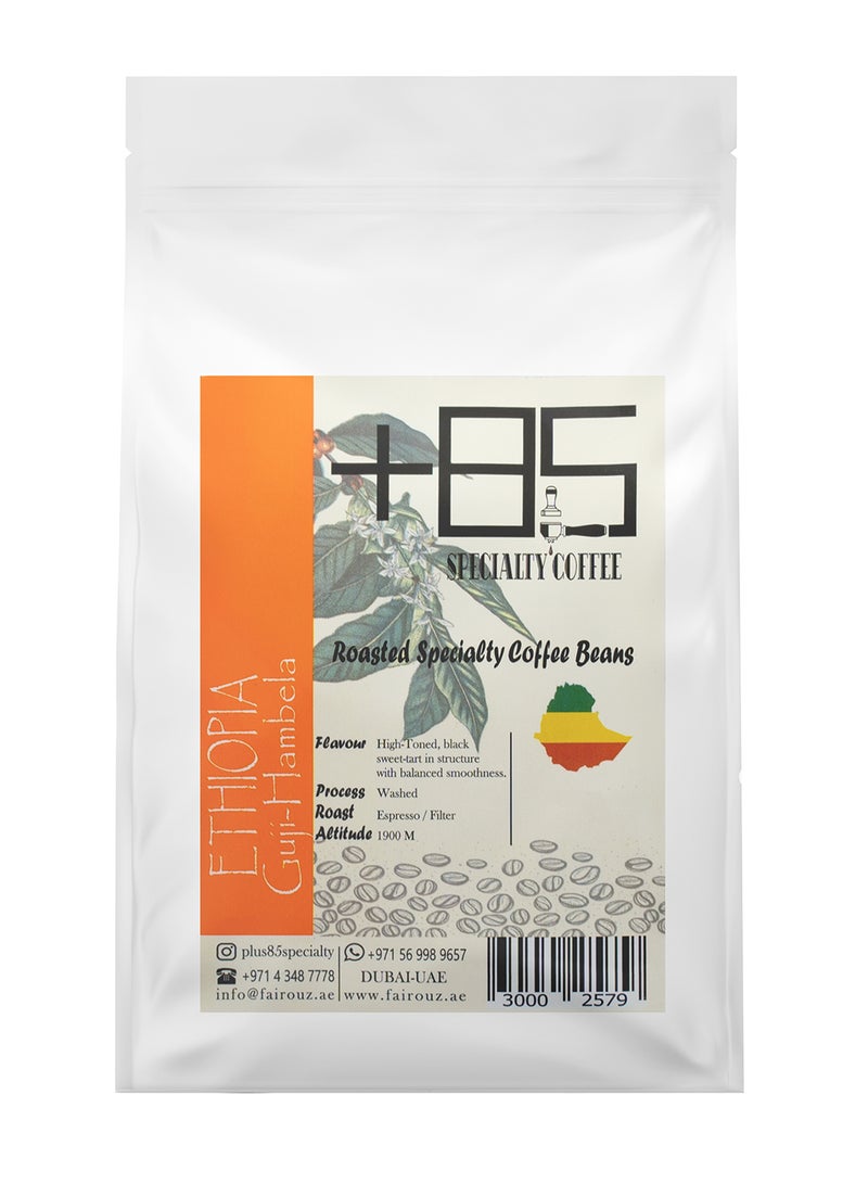 FAIROUZ COFFEE & ROASTERY Ethiopia Guji Roasted Specialty Coffee Beans 250grams  - Image 1
