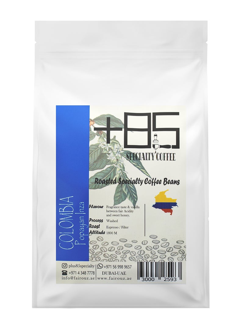 FAIROUZ COFFEE & ROASTERY +85 Colombia Inza Roasted Specialty Coffee Beans 500grams  - Image 1