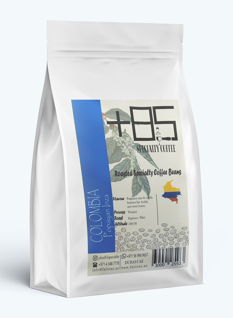 FAIROUZ COFFEE & ROASTERY Plus 85 Colombia Inza Roasted Specialty Coffee Beans 250grams  - Image 2