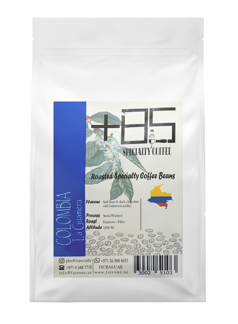 FAIROUZ COFFEE & ROASTERY - +85 Colombia La Guamera Roasted Specialty Coffee Beans 500grams - Image 1