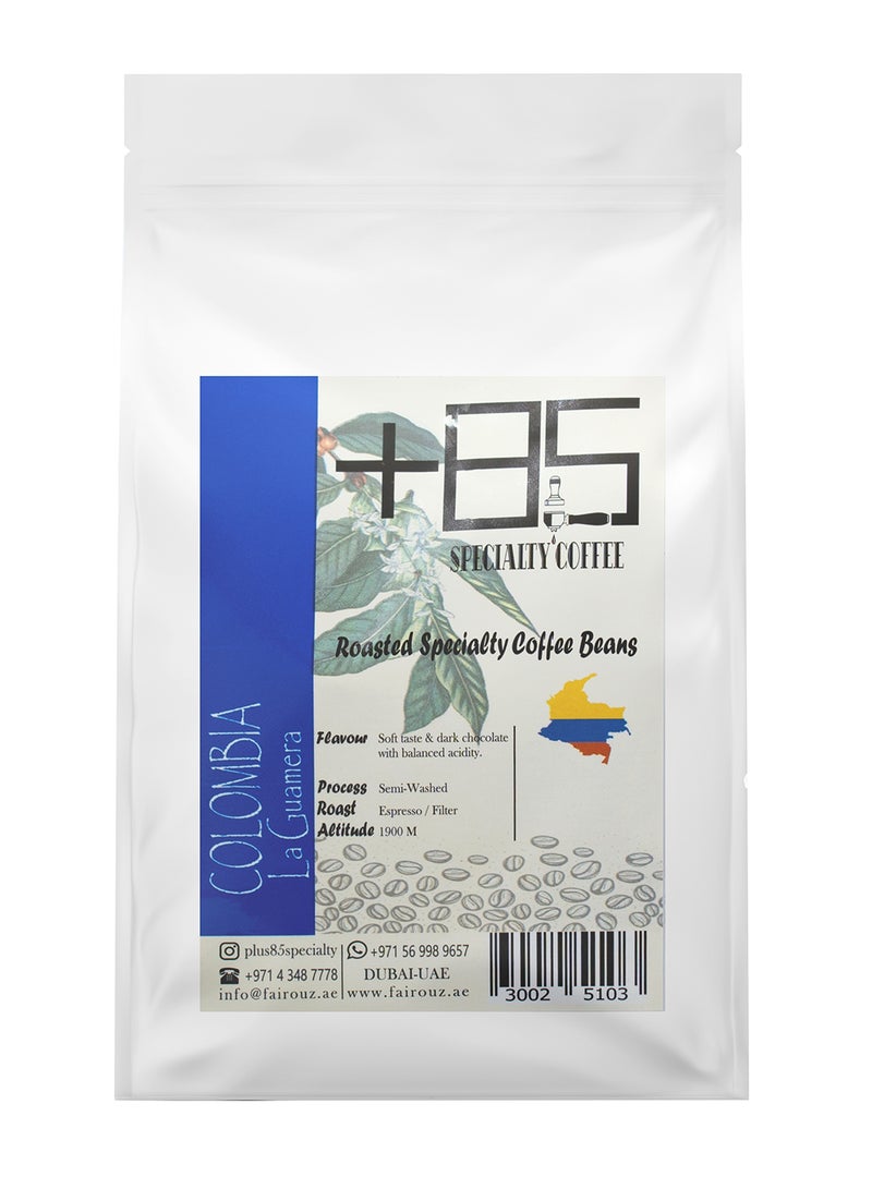 FAIROUZ COFFEE & ROASTERY - +85 Colombia La Guamera Roasted Specialty Coffee Beans 250grams - Image 1