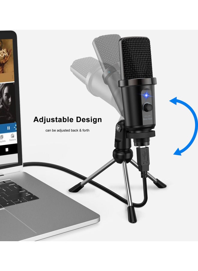 ميكروفون USB جديد لون أسود - Image 3