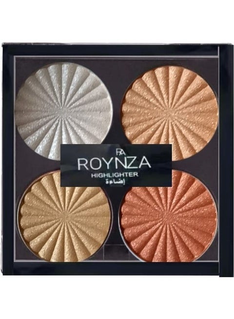 4-In-1 Highlighter Palette Multicolour