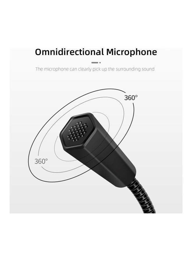SK-30 USB Desktop Microphone Black - Image 4
