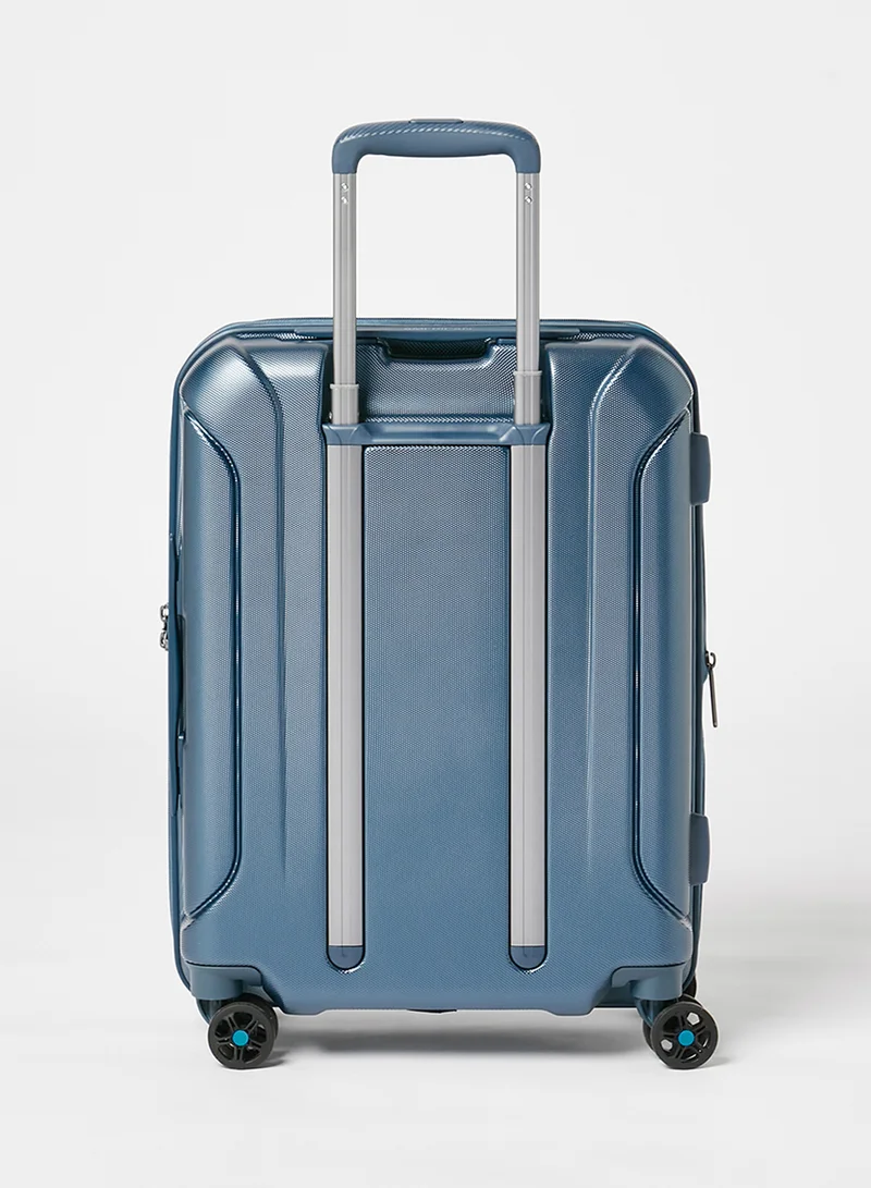 امريكان توريستر American Tourister Technum Spinner 55 cm - Metallic Blue - 3 Years Global Warranty