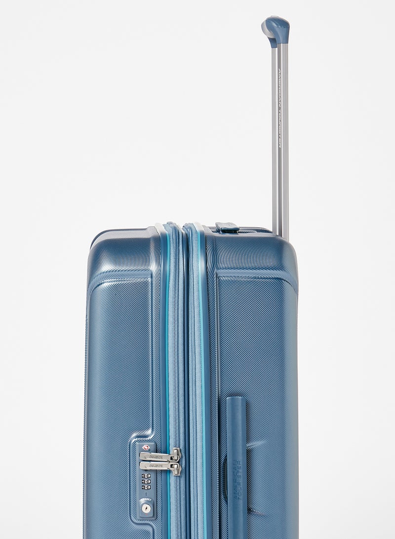 AMERICAN TOURISTER Technum Next Spinner Small Cabin Luggage Metallic Blue  - Image 4