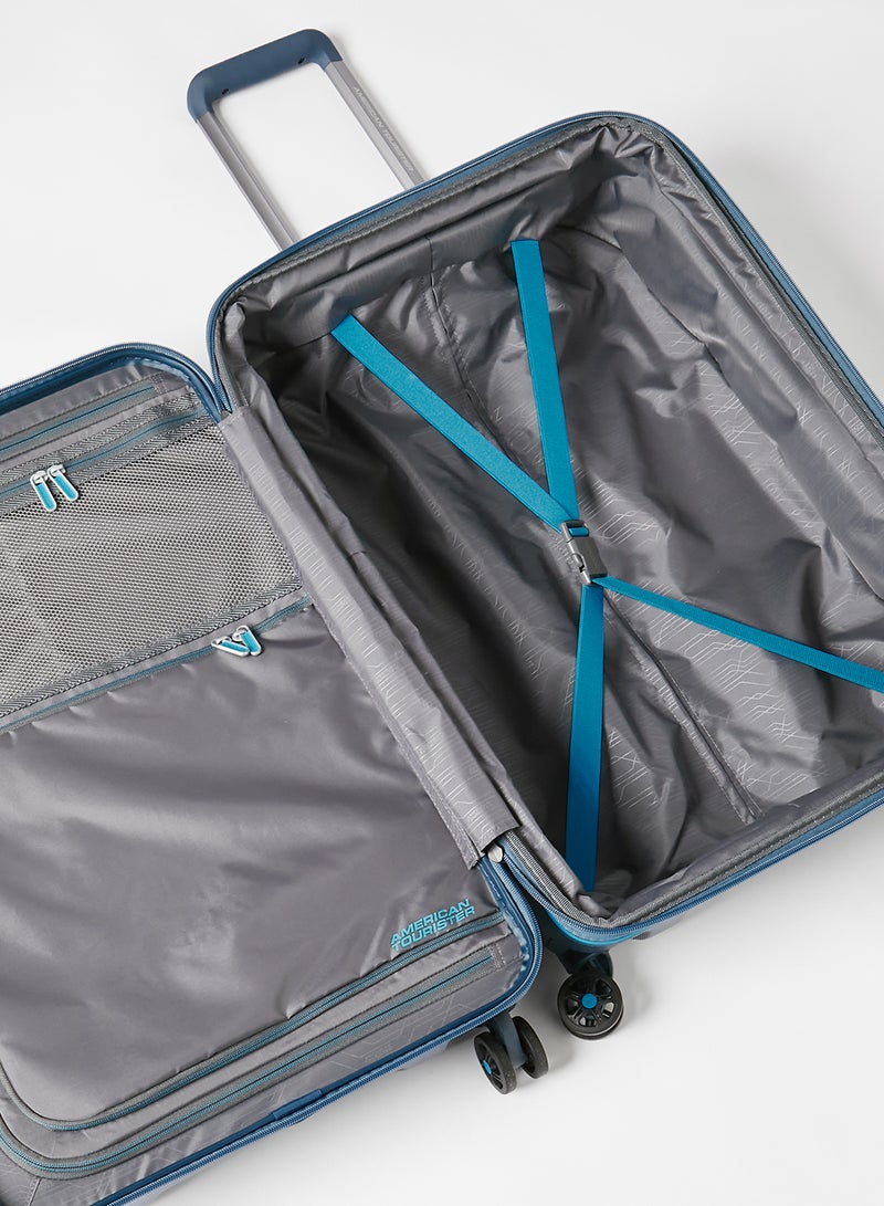AMERICAN TOURISTER - Technum Next Spinner Medium Check-In Luggage Metallic Blue - Image 1