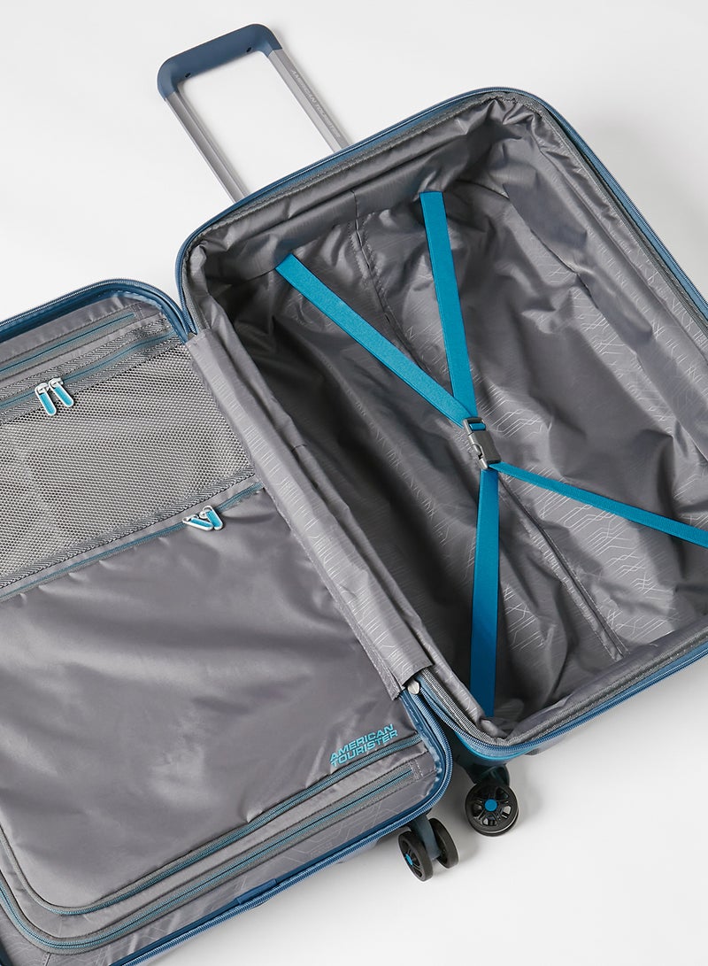 AMERICAN TOURISTER Technum Next Spinner Small Cabin Luggage Metallic Blue  - Image 3