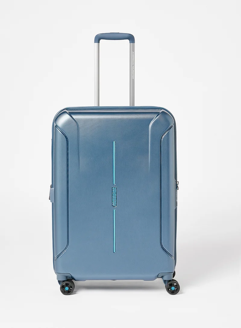 امريكان توريستر American Tourister Technum Spinner 77 cm - Metallic Blue - 3 Years Global Warranty