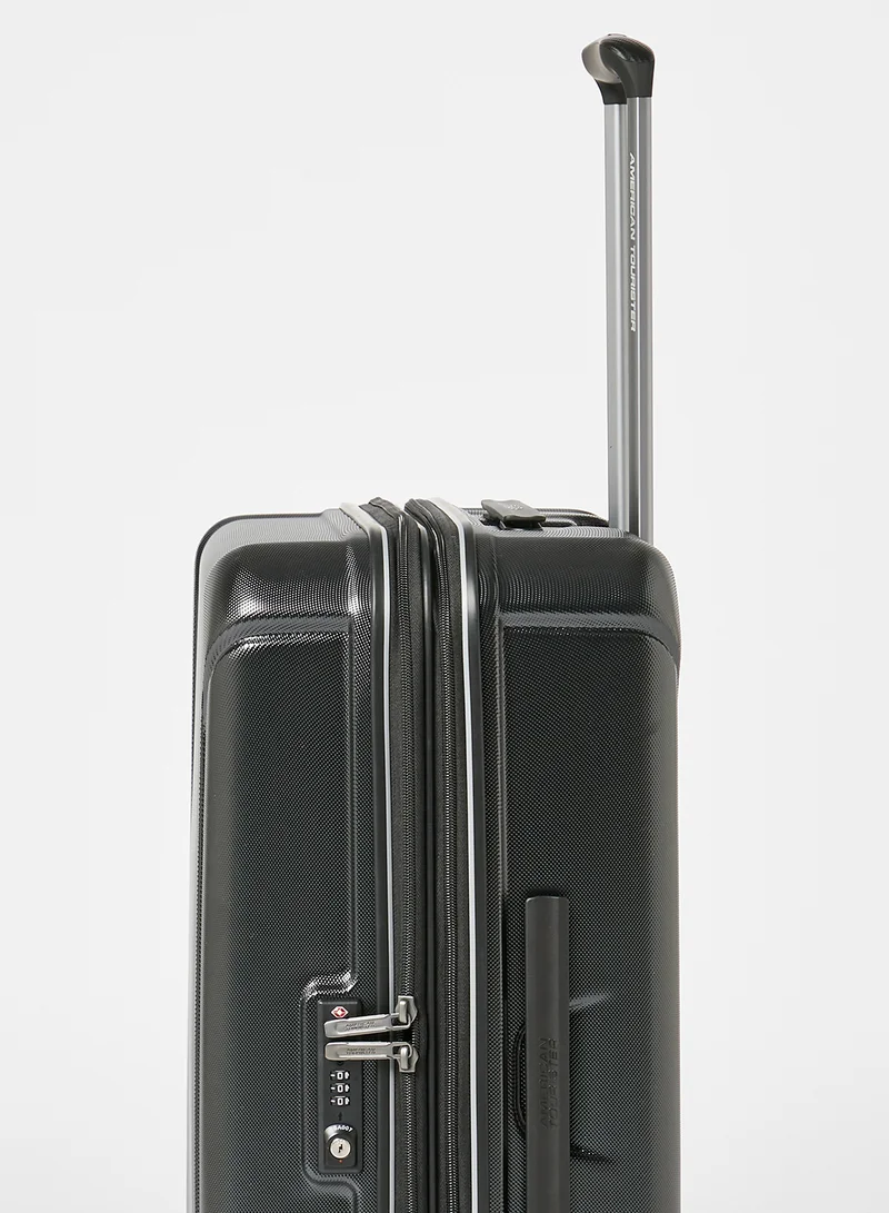 AMERICAN TOURISTER American Tourister Technum Spinner 55 cm - Diamond Black - 3 Years Global Warranty Diamond Black