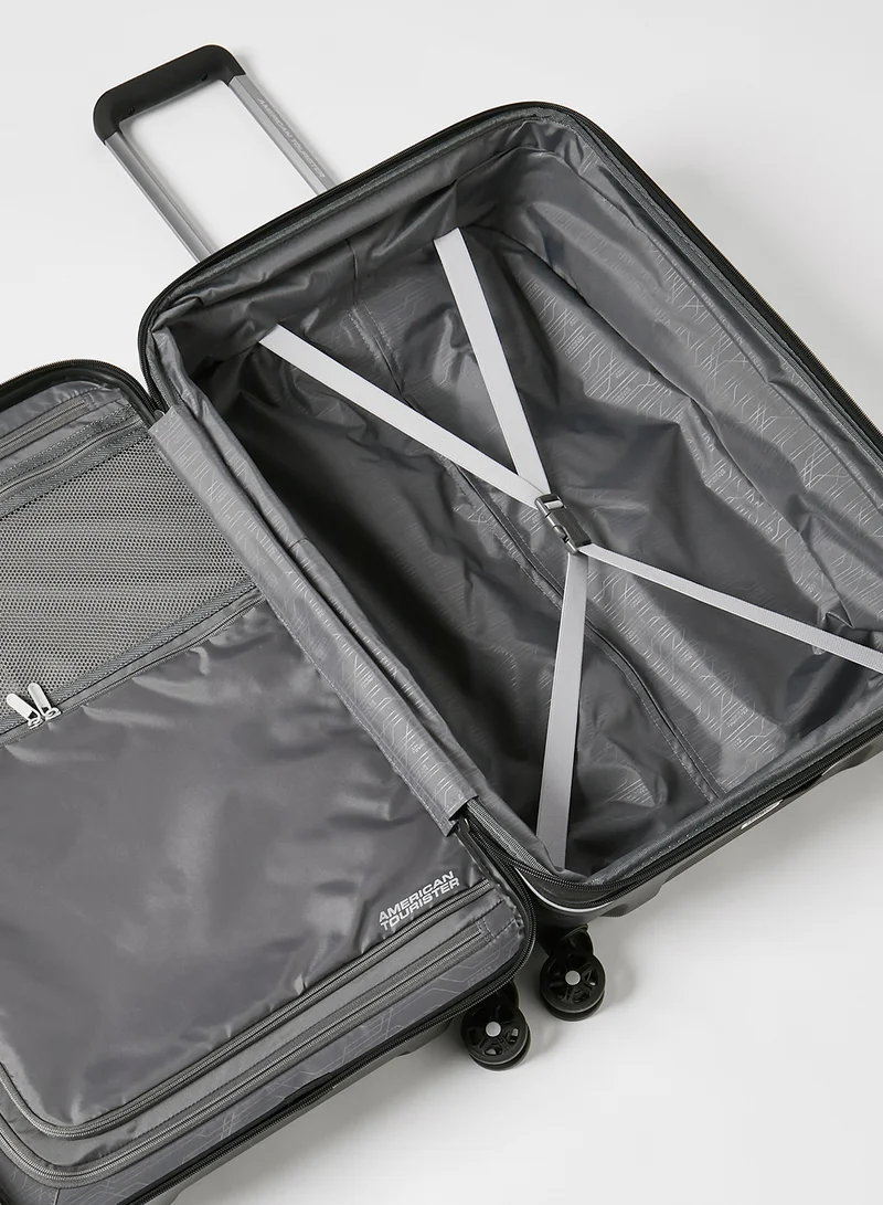 AMERICAN TOURISTER American Tourister Technum Spinner 55 cm - Diamond Black - 3 Years Global Warranty Diamond Black