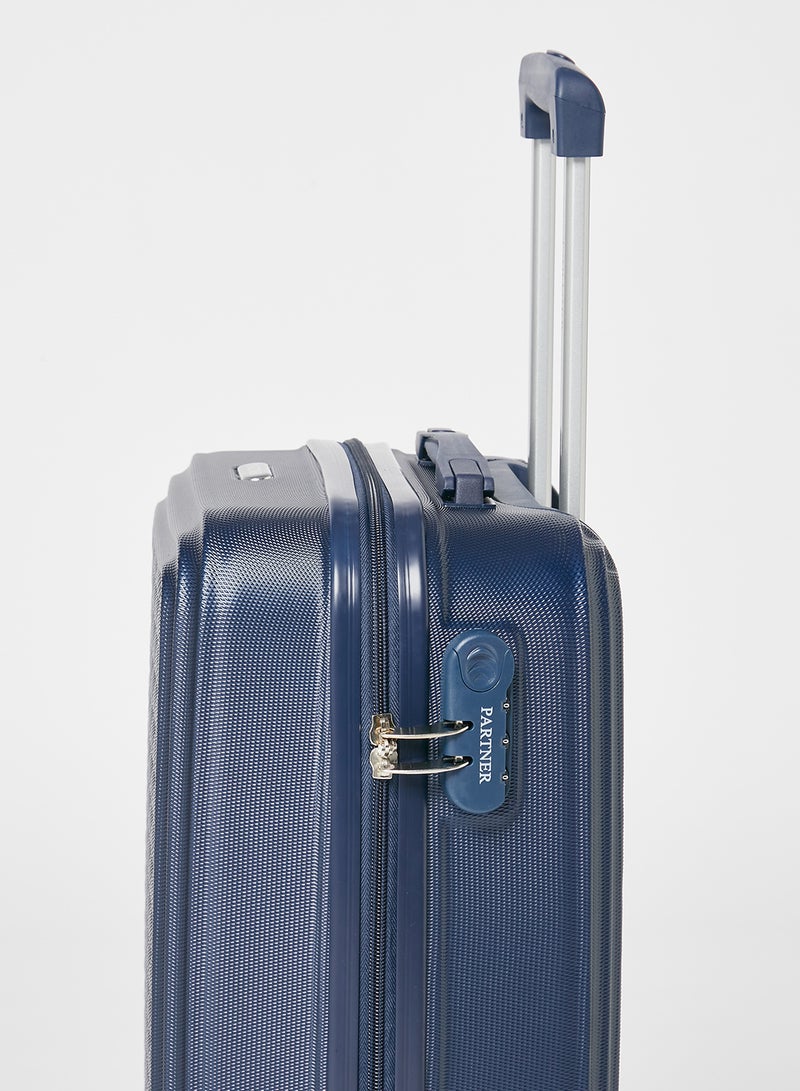 PARTNER - 2-Piece Cabin Luggage Trolley And Beauty Case Set Blue - Image 1