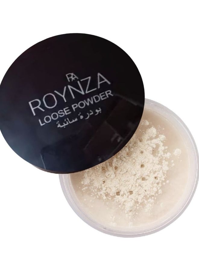 ROYNZA - Loose Translucent powder to fix and fill in the blankstrans transparent on beige transparent on beige - Image 1