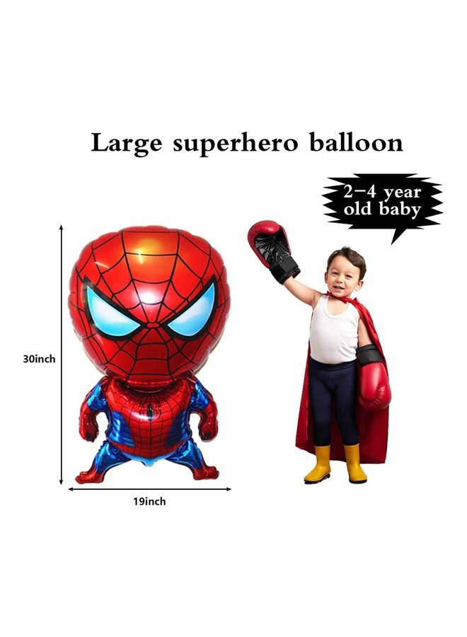 Superhero Themed Birthday Party Decoration Balloons Set  - Image 4
