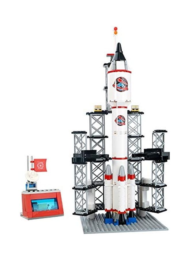 B083LFKNSY 309-Pieces Spaceship Building Set with Launch Control Center and Mini Astronaut 309 6+ Years - Image 3