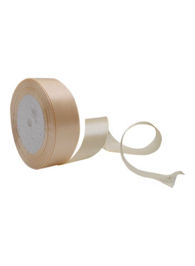 Creative - 5-Piece Decorative Satin Ribbon Light Gold - Image 1
