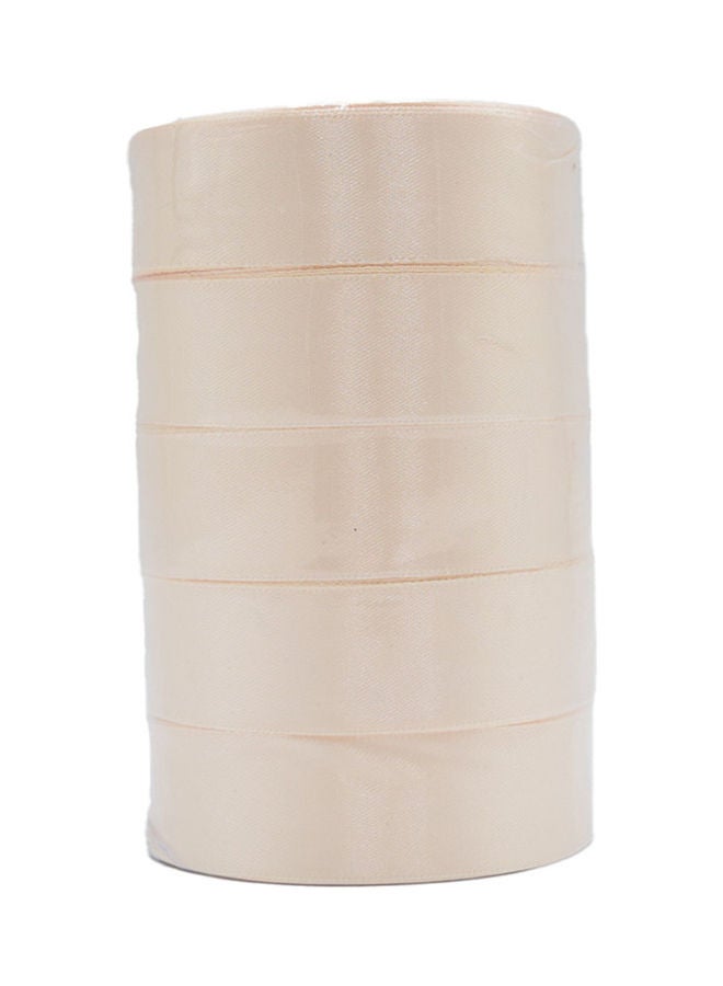 Creative - 5-Piece Decorative Satin Ribbon Light Gold - Image 1