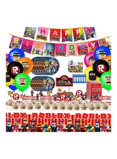 Generic 174-Piece Roblox Themed Birthday Party Supplies  - Image 1