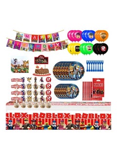 Generic 174-Piece Roblox Themed Birthday Party Supplies  - Image 2