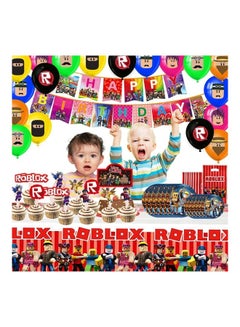 Generic 174-Piece Roblox Themed Birthday Party Supplies  - Image 5