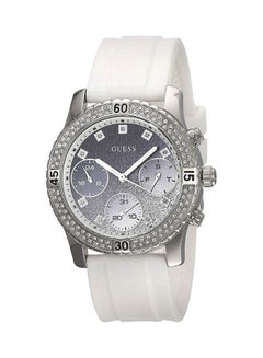 جس ساعة يد بعقارب وبسوار من السيليكون طراز W1098L1 للنساء  - Image 3