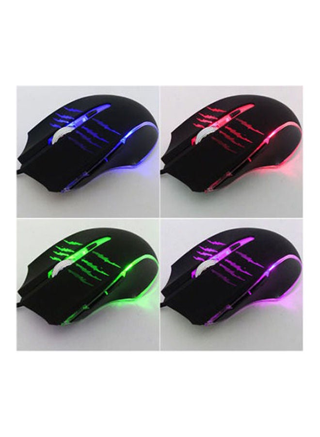باندا ماوس الألعاب بوصلة USB أسود - Image 3