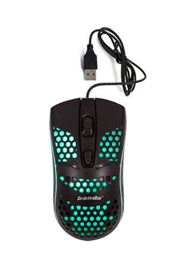 باندا ماوس الألعاب بوصلة USB أسود  - Image 1