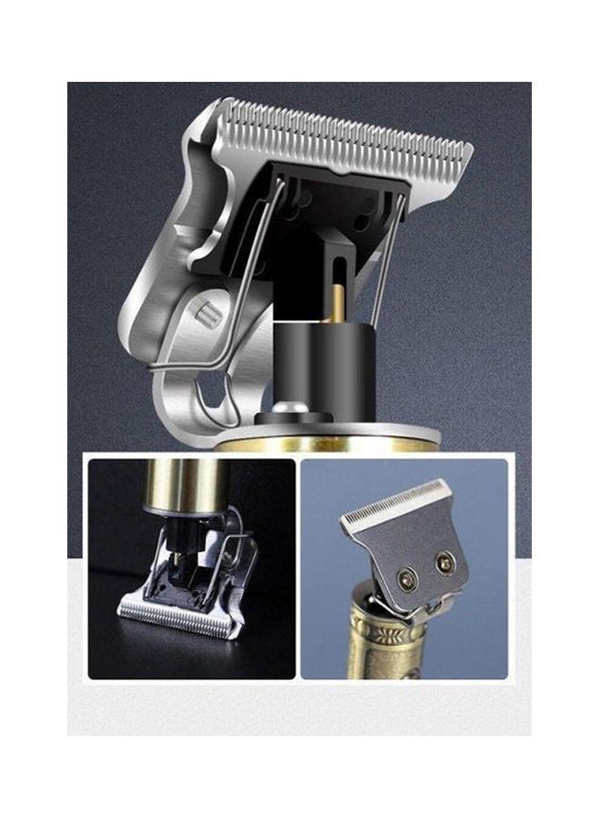 Kemei KM 1974c Professional Hair And Beard Trimmer Metal Gold - Image 4